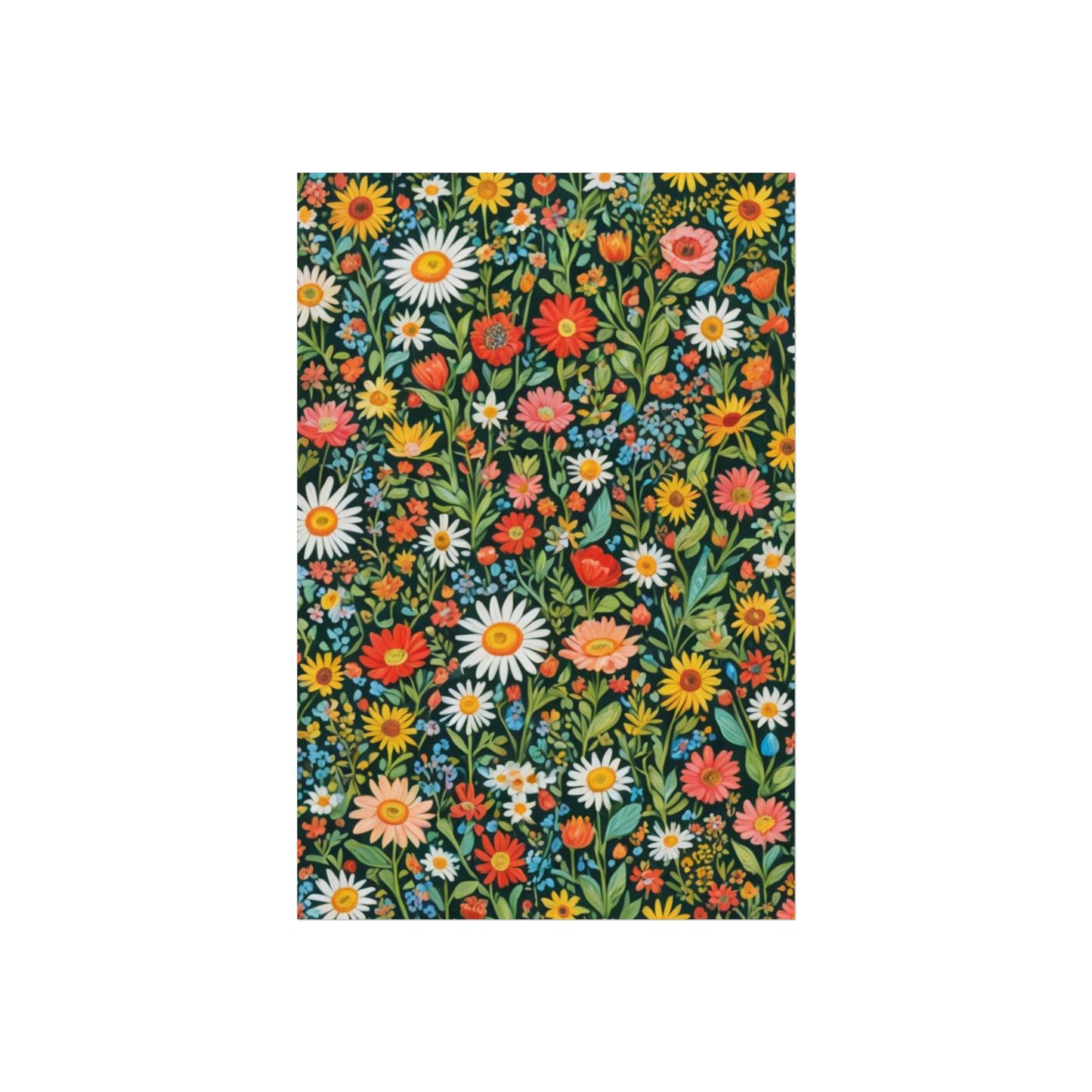 Funky Flowers Glicée Posters