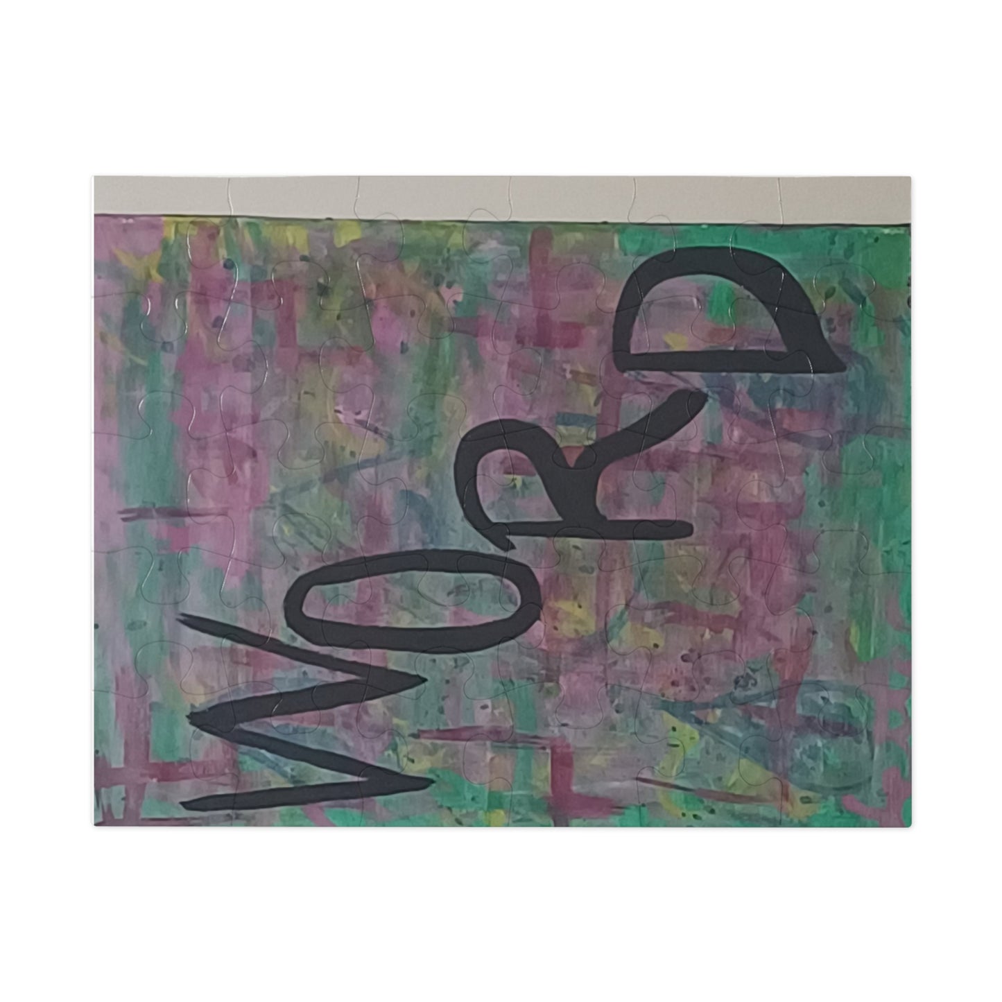 4 LETTER WORD 6 variants upto 2000 piece Abstract Art Jigsaw Puzzle with Tin.