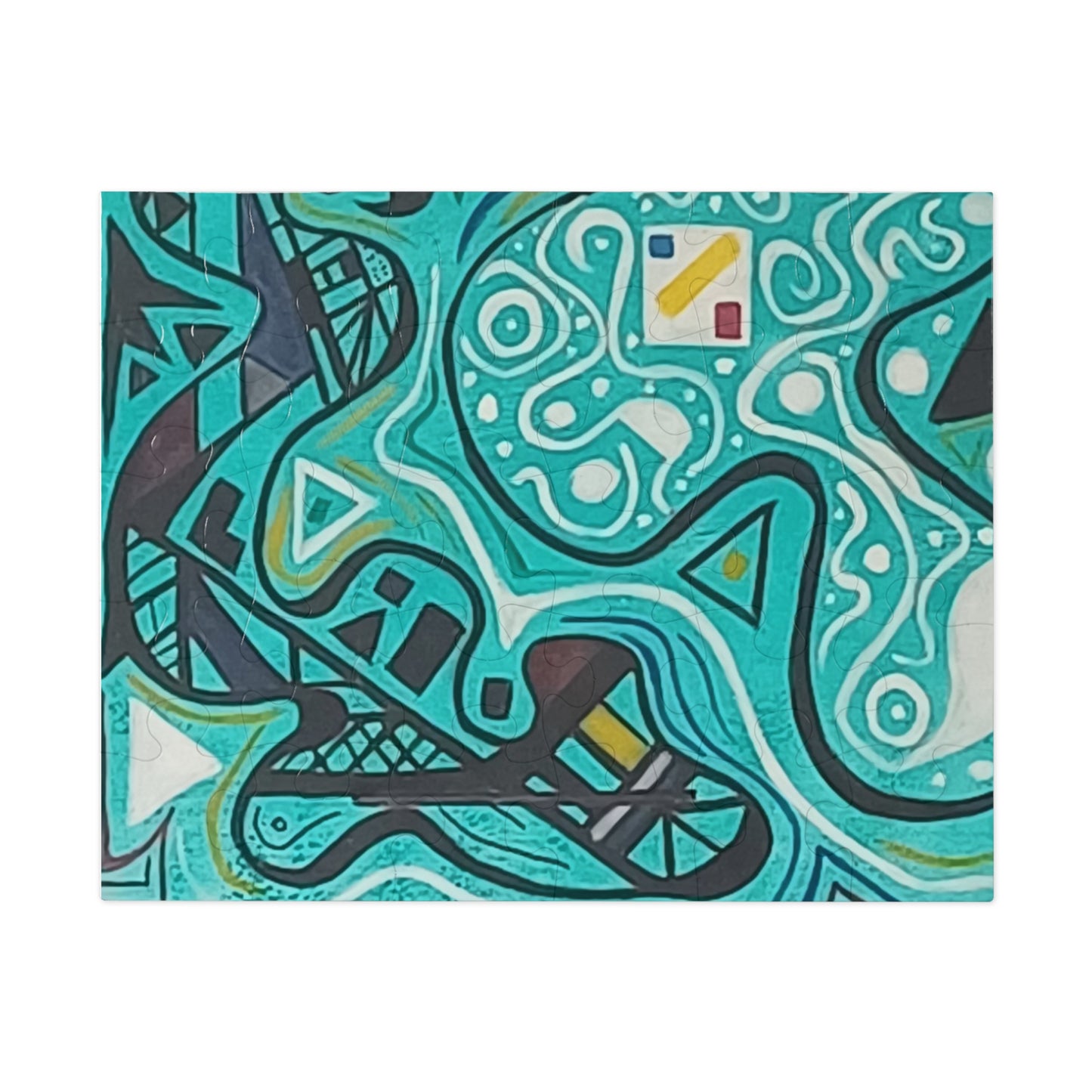 5.   Upto 2000 piece Abstract Jigsaw Puzzle with Tin