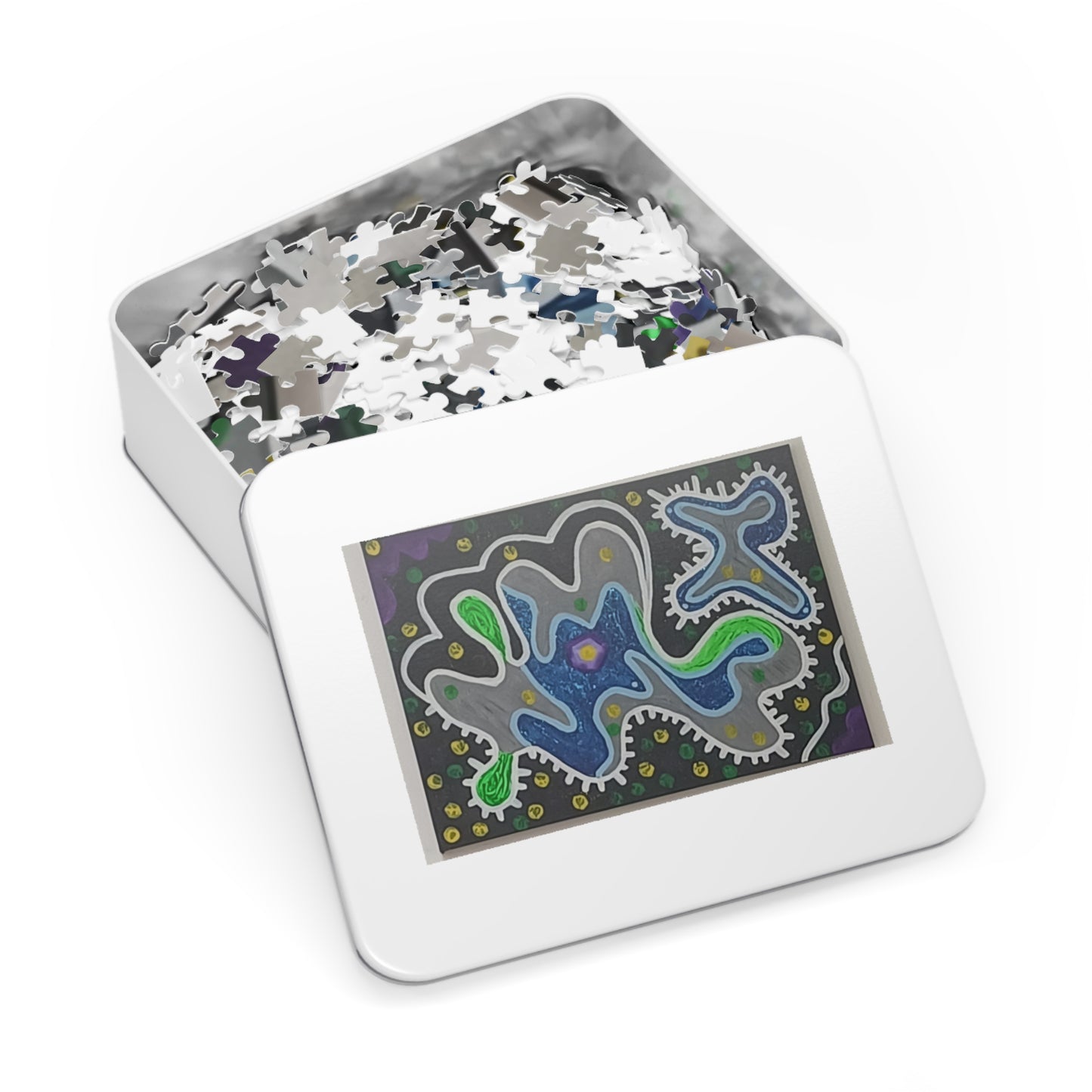 K Colorful Jigsaw Puzzle with Tin, 30 - 2000 pieces