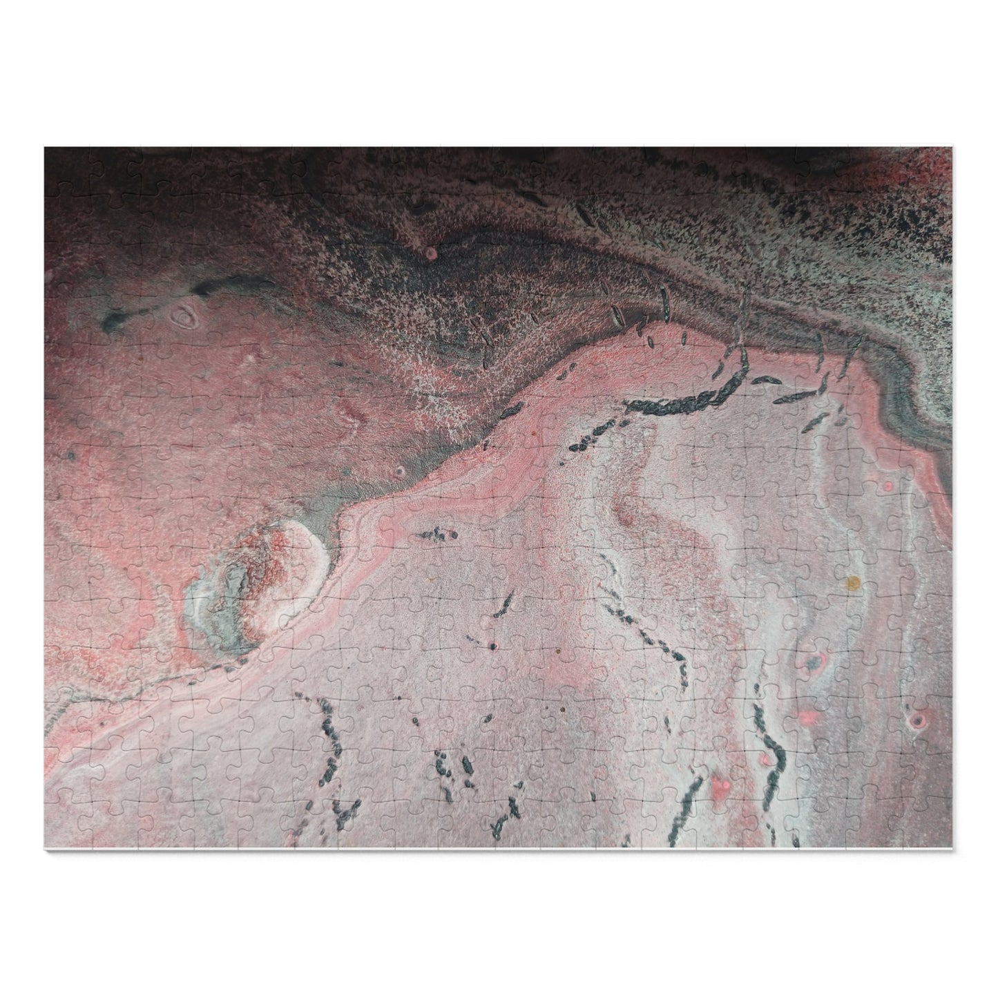 Abstract Pink Fine Art Jigsaw Puzzle with Tin - 6 variants  upto 2000 pieces