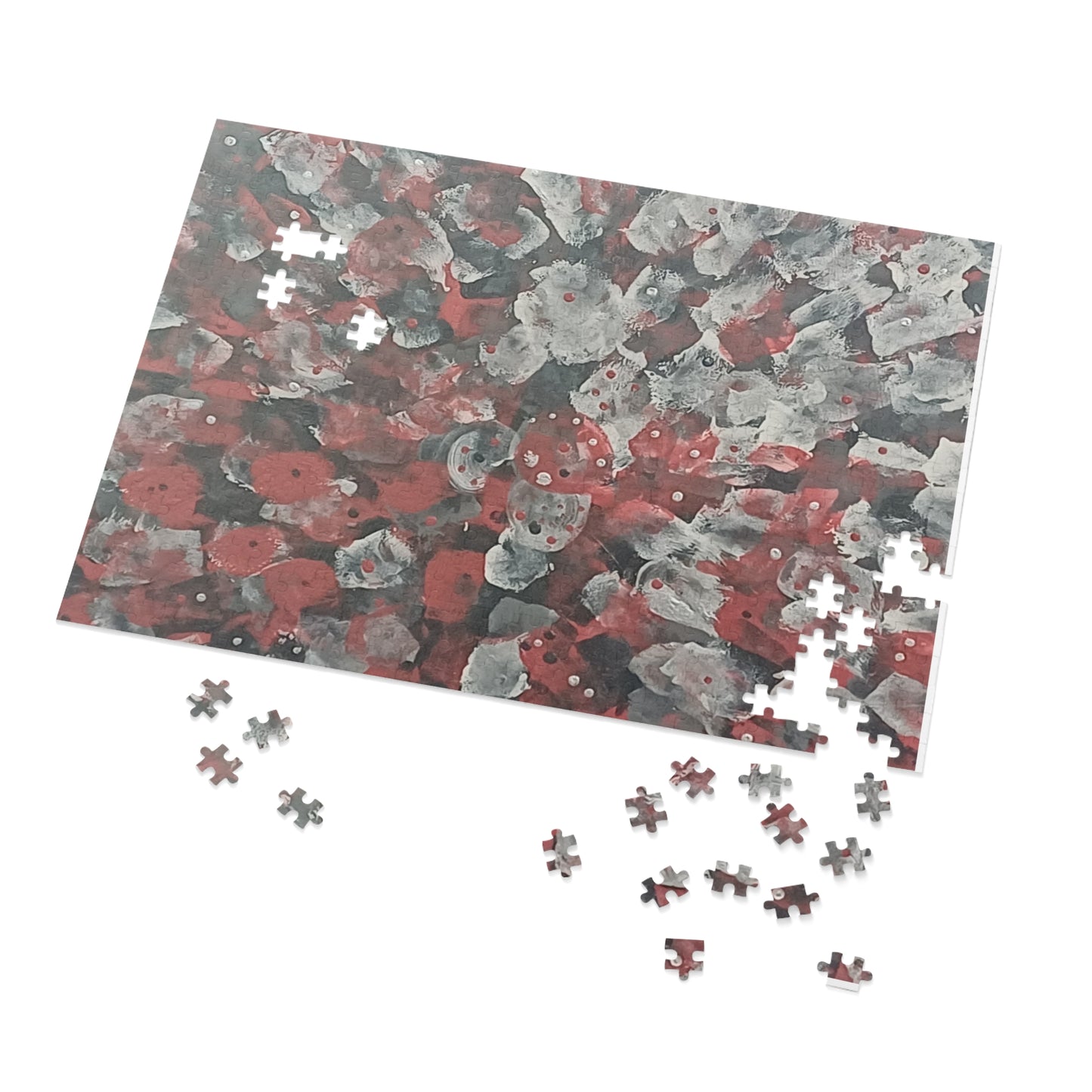 Red Blitz Jigsaw Puzzle 30-2000 pieces.