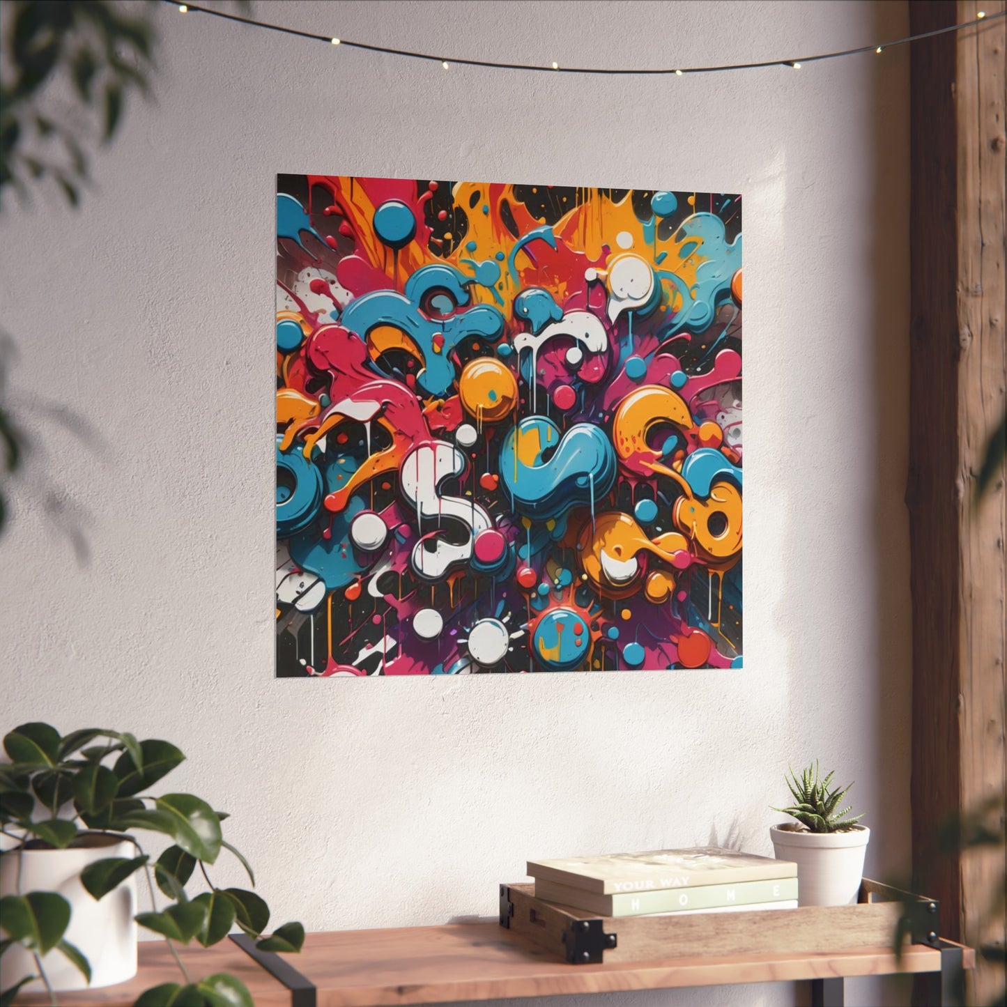 Street  Abstract Glicée Poster various sizes.