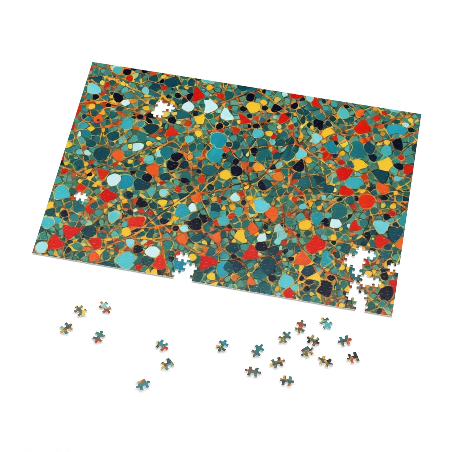 Jigsaw Puzzle with Tin