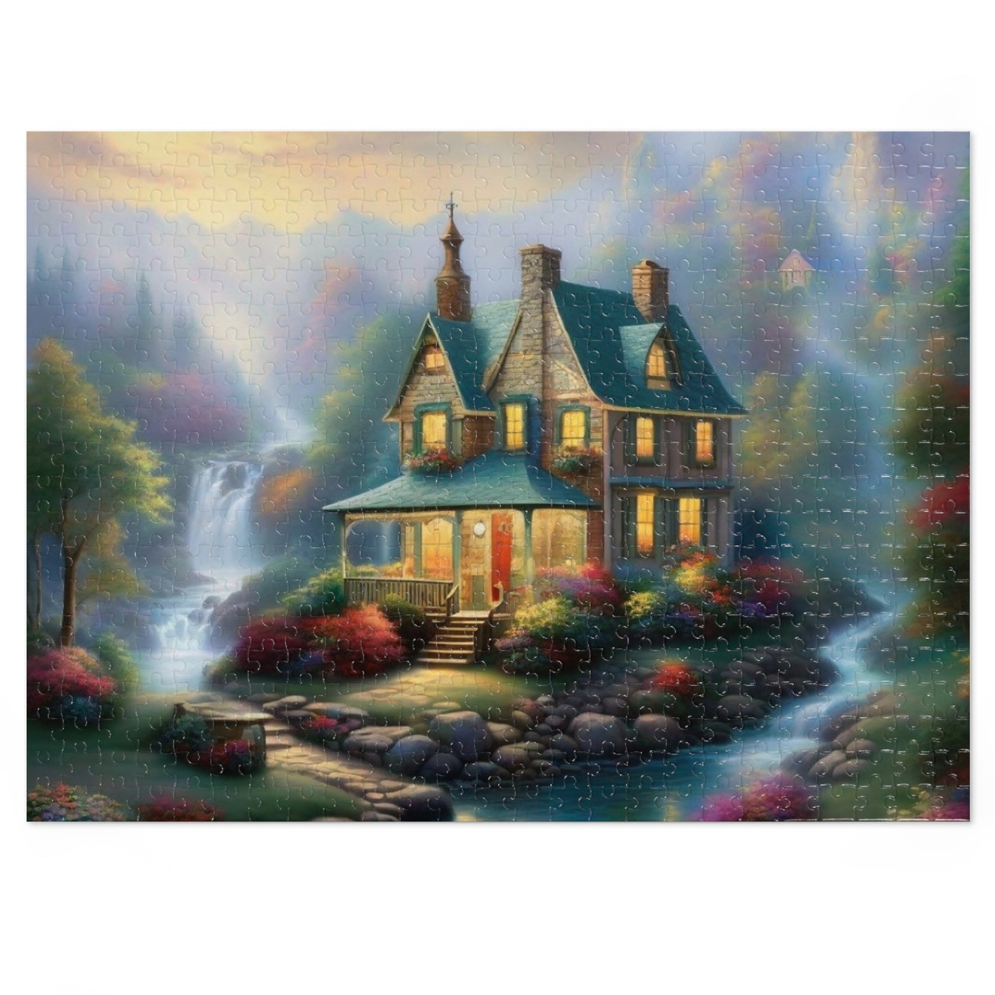Dreamy Home Puzzle with Tin