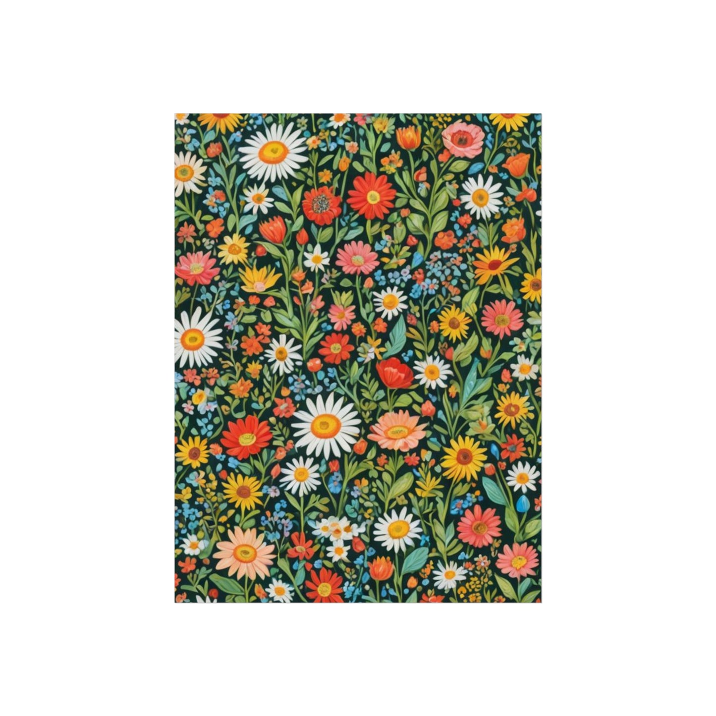 Funky Flowers Glicée Posters