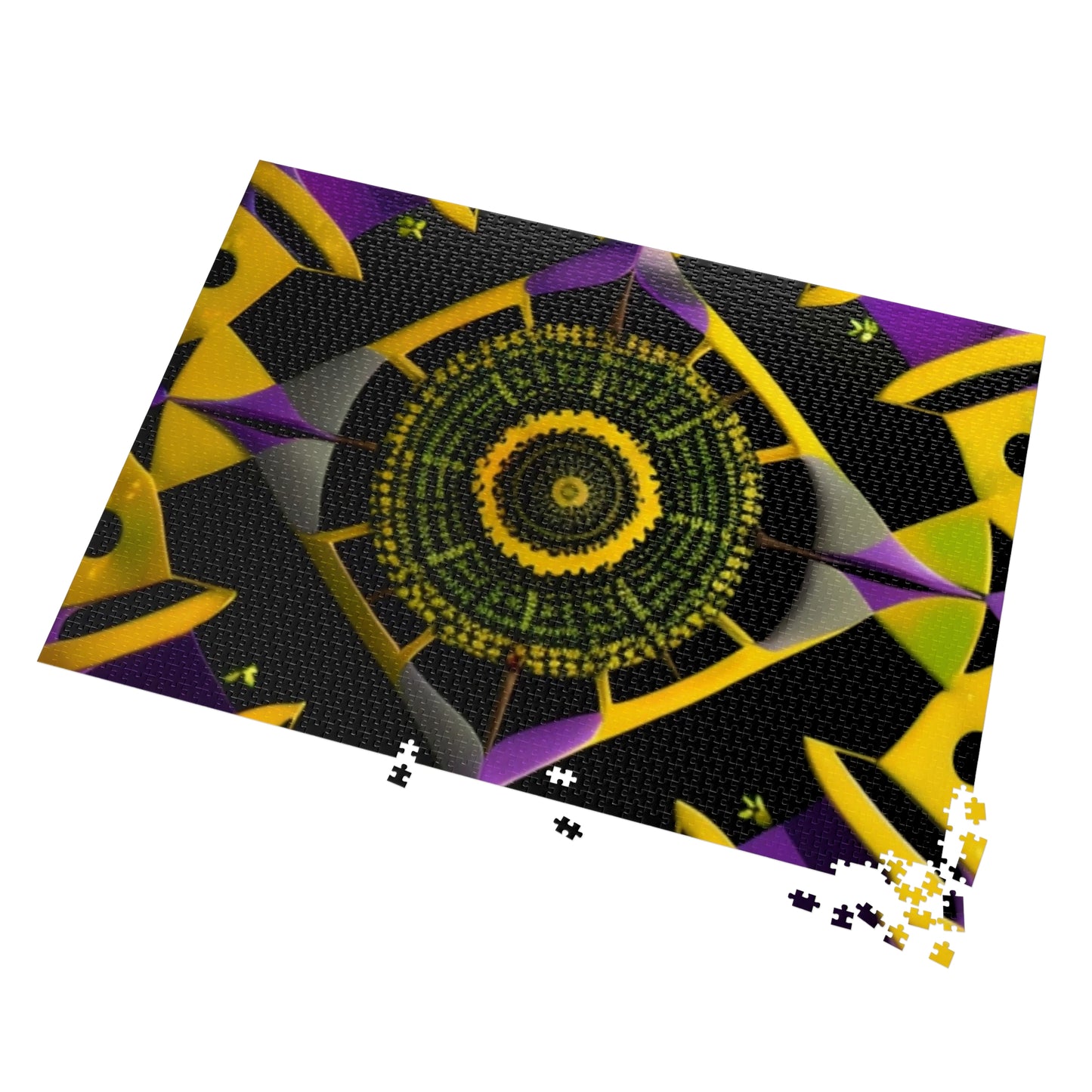 Vibrant Square Jigsaw Puzzle with Tin  30-2000 pieces.