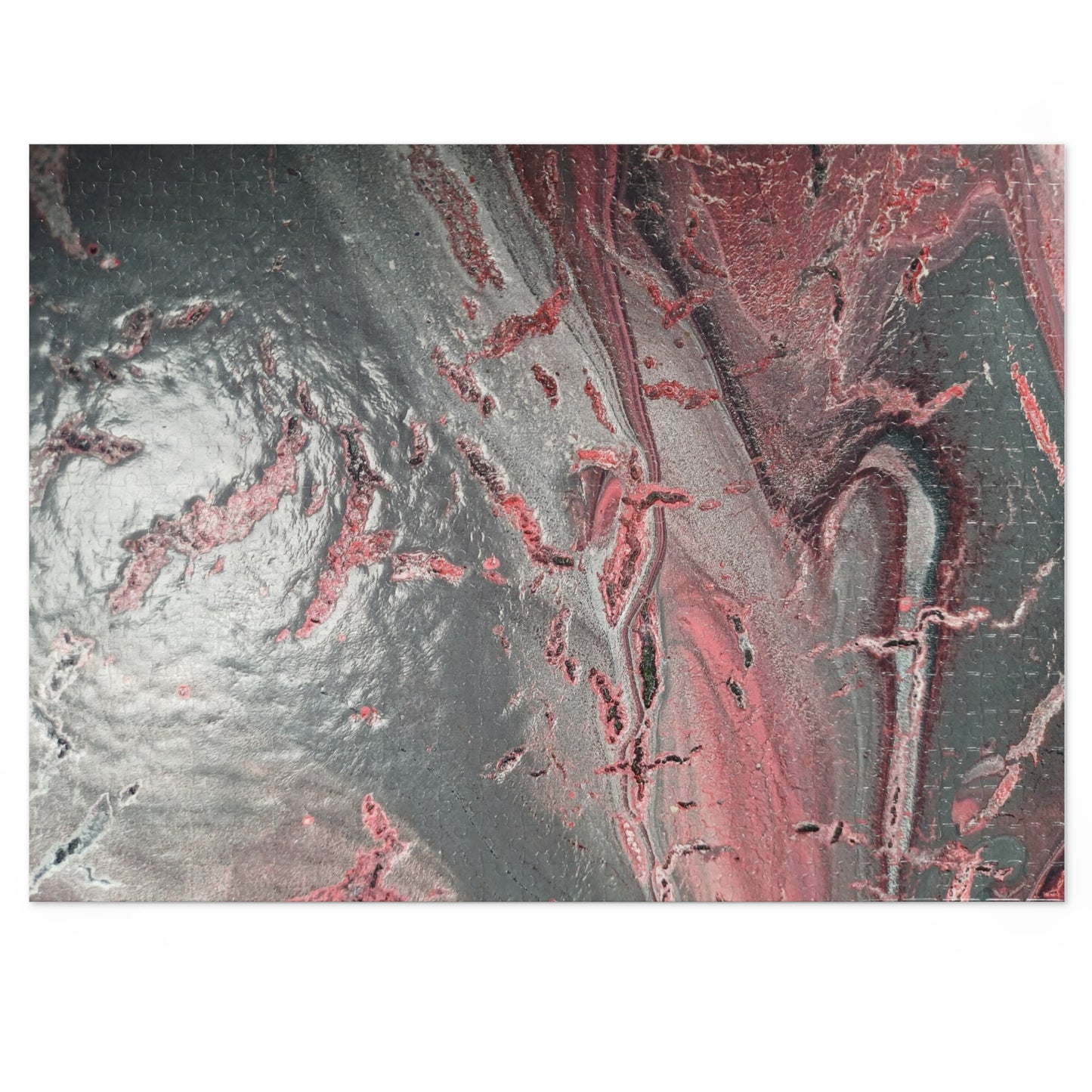 Elegant Grey & Pink Jigsaw Puzzle with Tin - Upto 2000 pieces