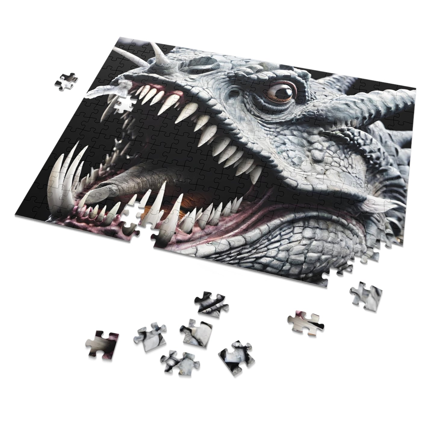 Smiling Dragon Jigsaw Puzzle with Tin 30-2000 pieces.