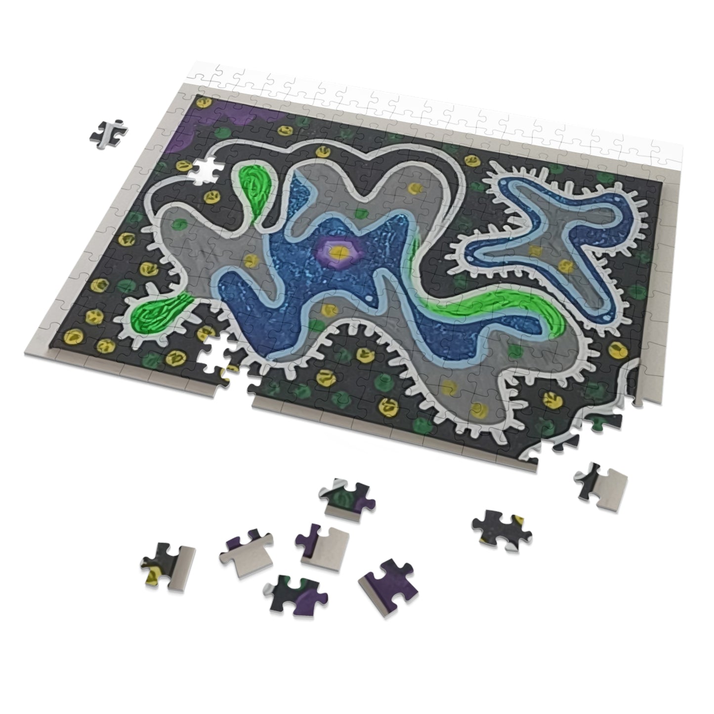 K Colorful Jigsaw Puzzle with Tin, 30 - 2000 pieces