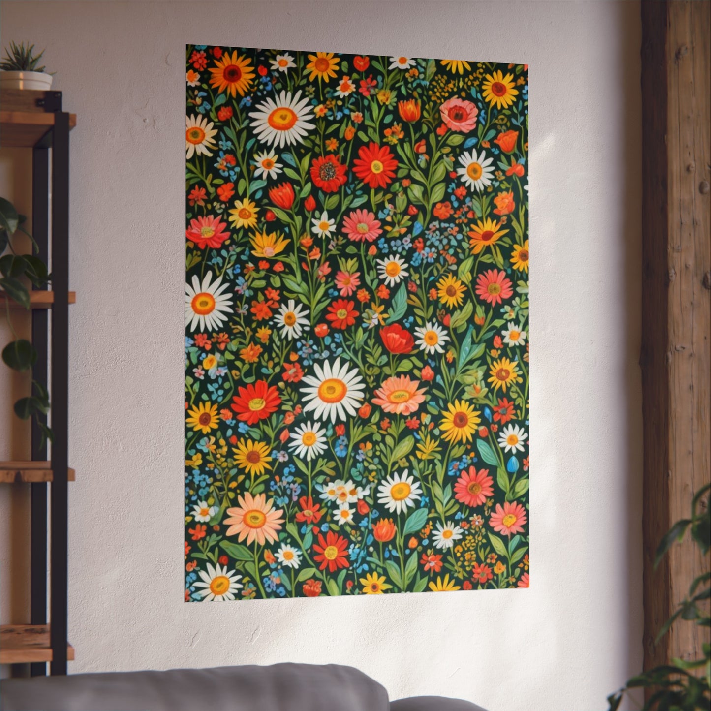 Funky Flowers Glicée Posters