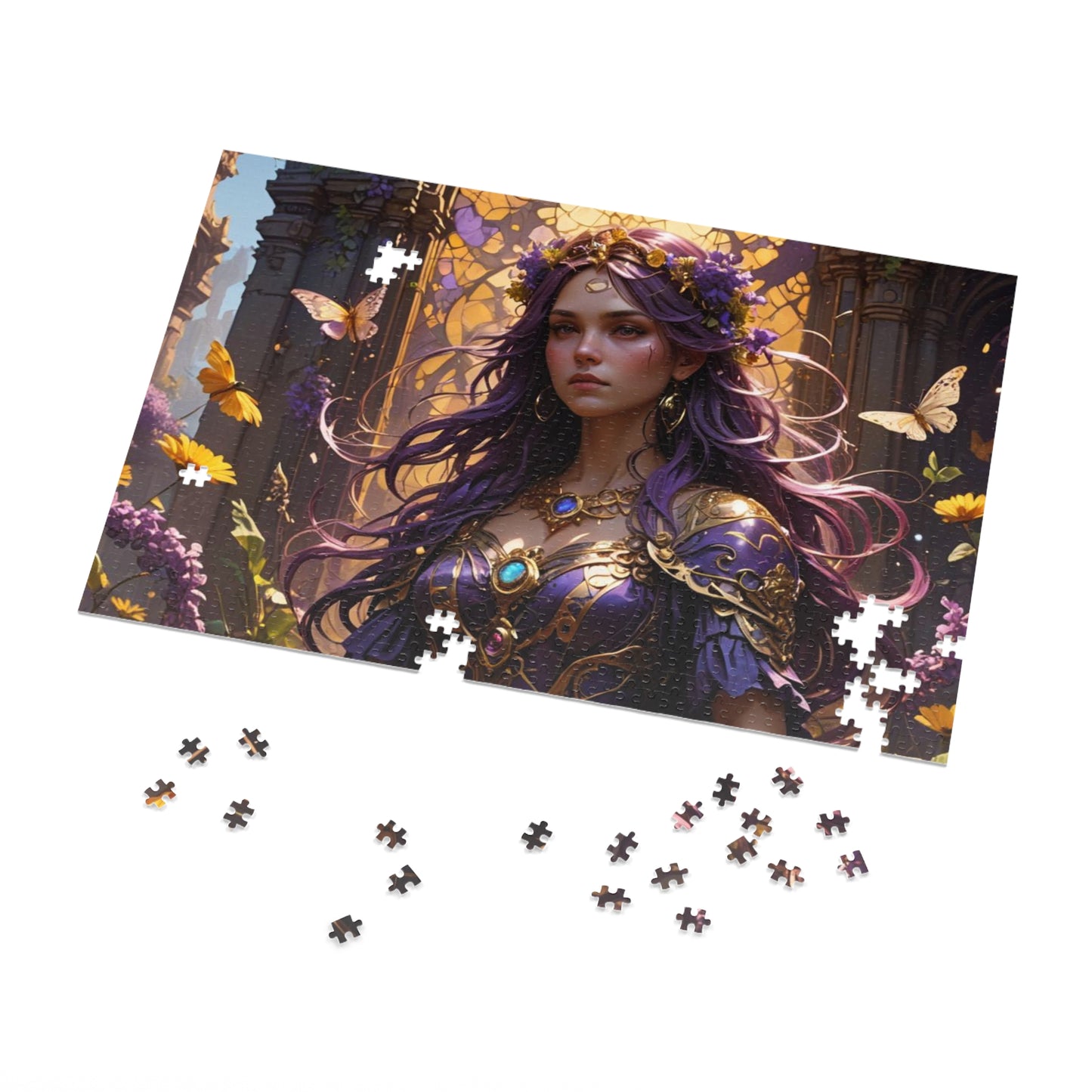 Enchanted Lady purple Puzzle