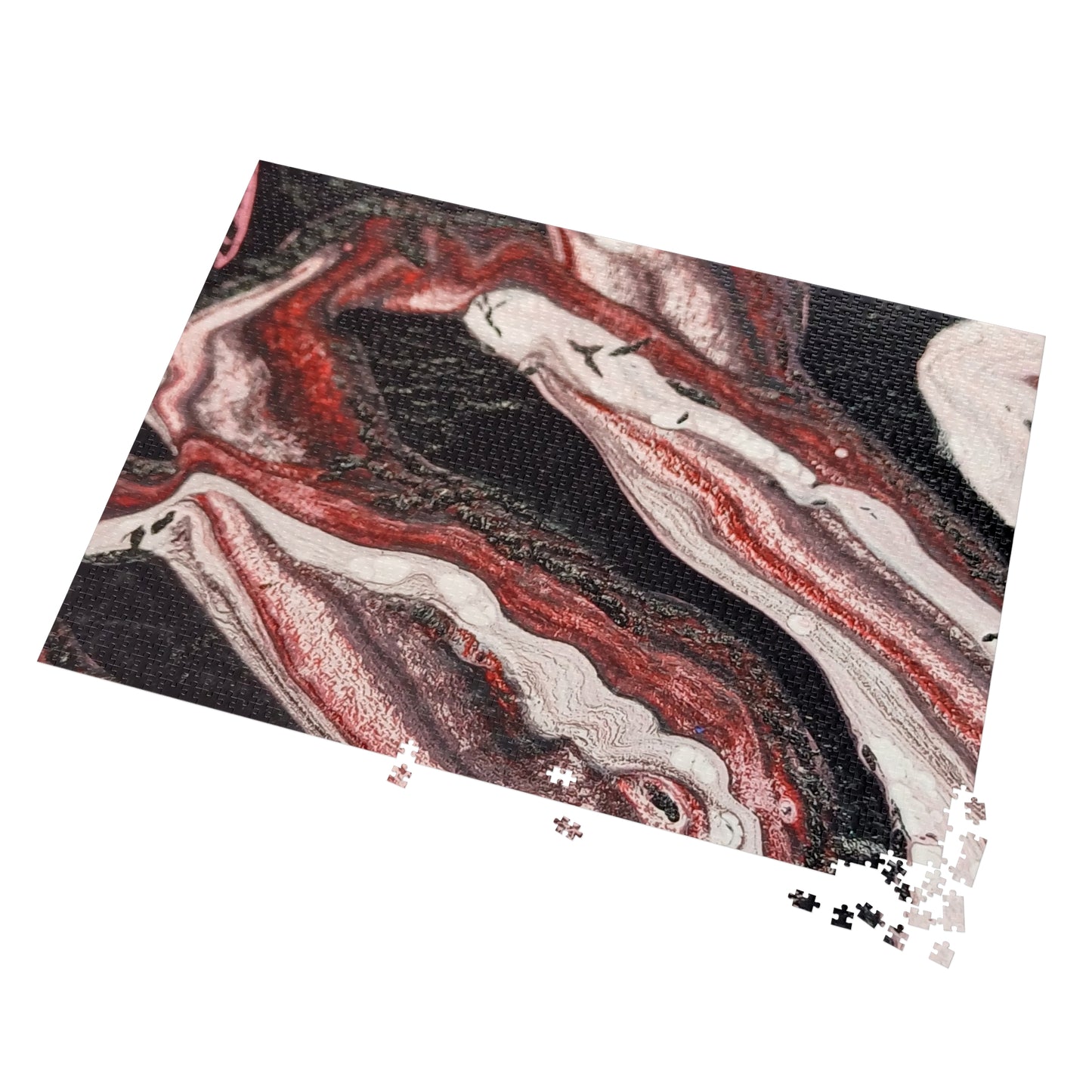 Abstract Waves Jigsaw Puzzle with Tin 6 variants upto 2000 pieces.