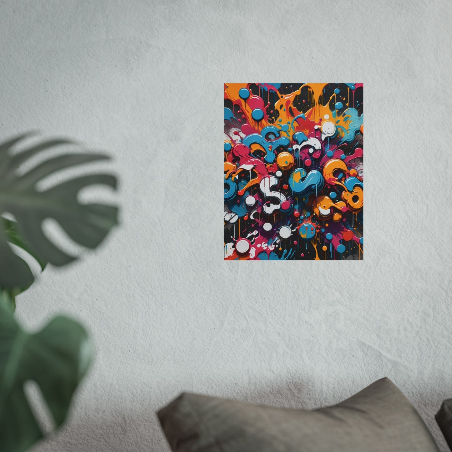 Street  Abstract Glicée Poster various sizes.