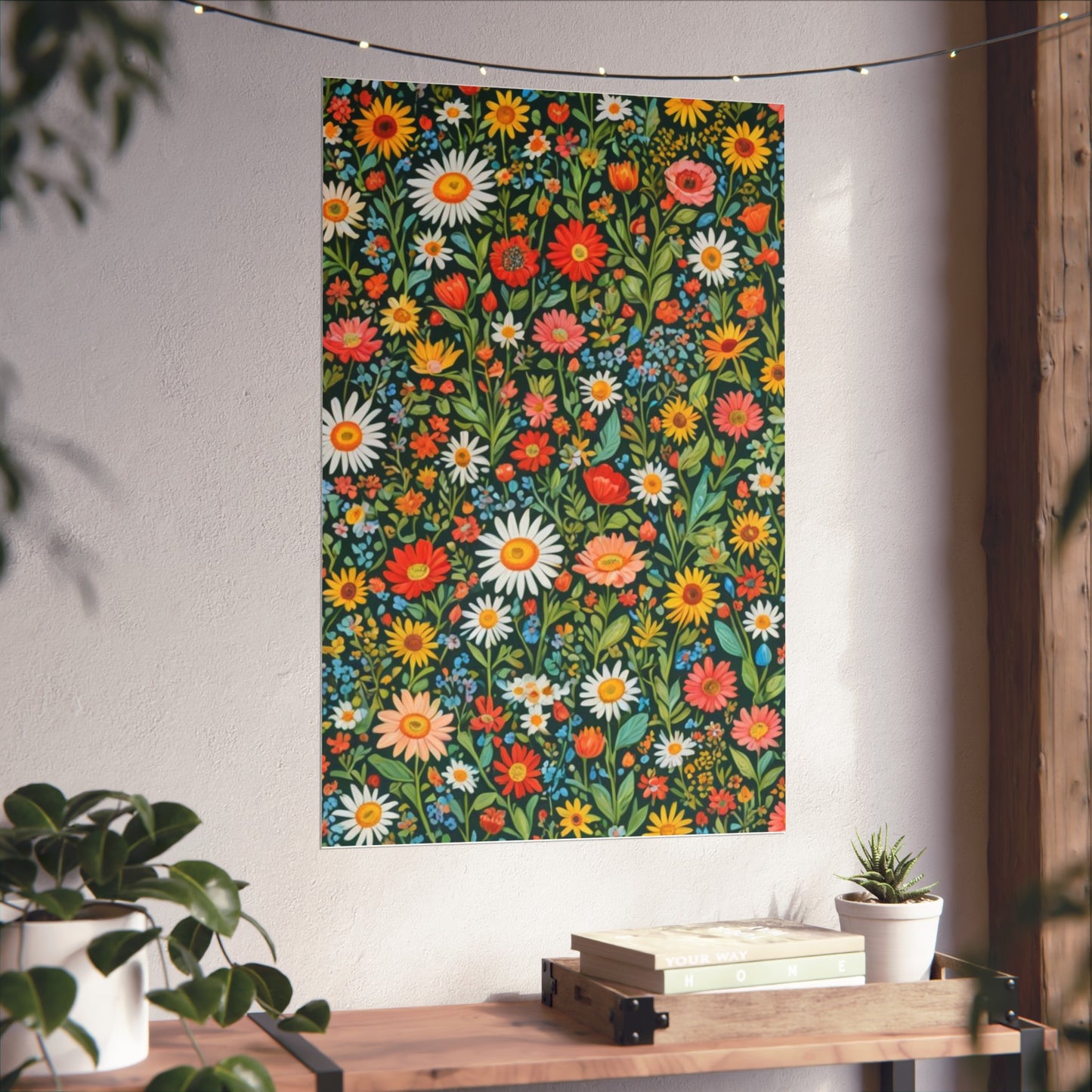 Funky Flowers Glicée Posters