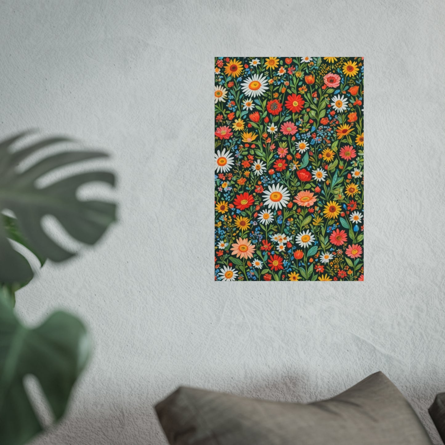 Funky Flowers Glicée Posters