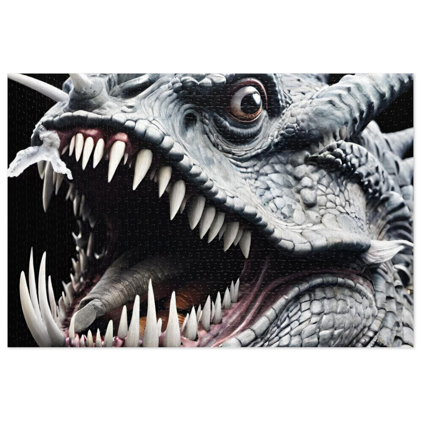 Smiling Dragon Jigsaw Puzzle with Tin 30-2000 pieces.